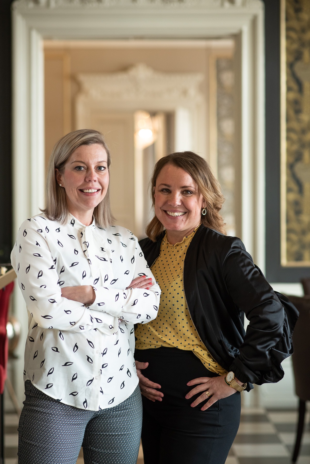 Jonna Burefjord och Michaela Sundelin